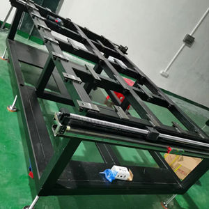 Gantry milling integrally welded steel frame